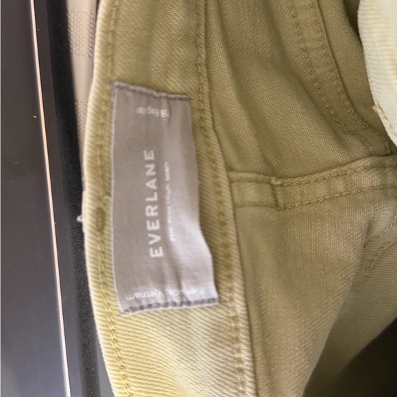 Everlane The Way High Jean Women's Green Raw Hem High Rise Cropped - Picture 5 of 5